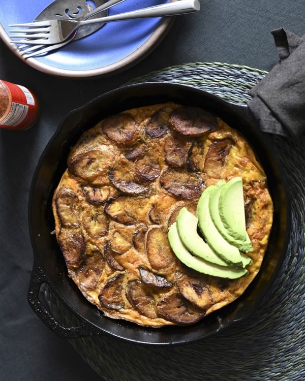 Plantain frittata
