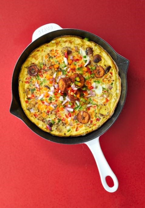 Plantain frittata (Matse Uwatse)