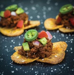 Plantain nachos