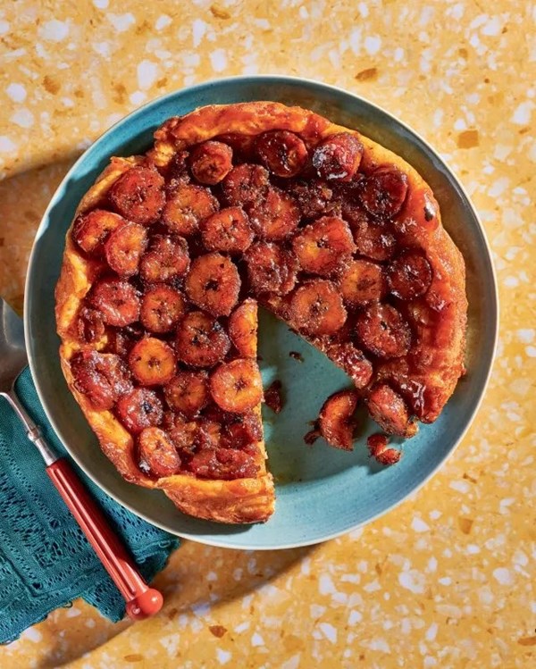 Plantain tarte Tatin