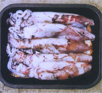 Playa Blanca squid with sweet onions
