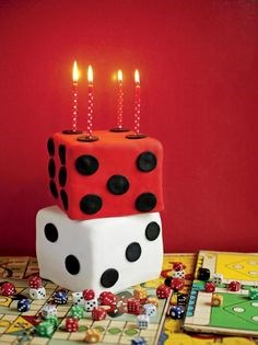 Playing dice (Banoffee cake)