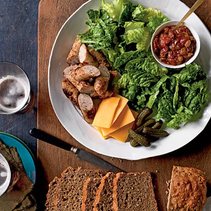 Ploughman's lunch platter