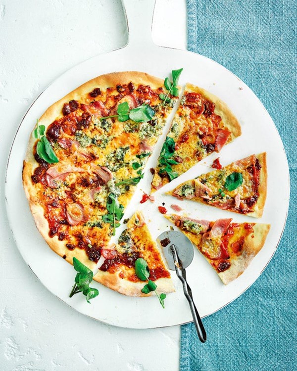 Ploughman's pizza