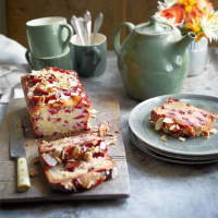Plum & almond cake
