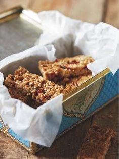 Plum & oat bars