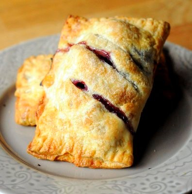 Plum and black grape hand pies
