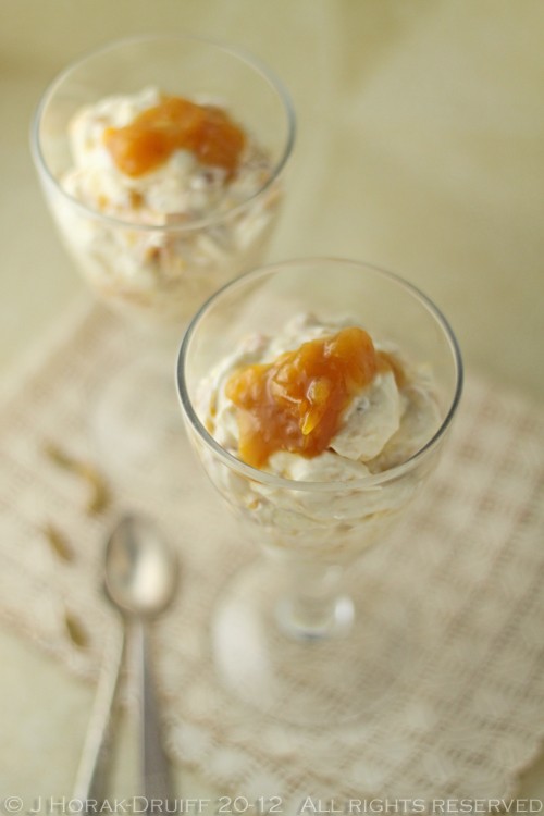 Plum and cardamom fool 