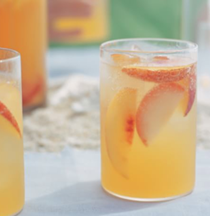 Plum and nectarine sangria