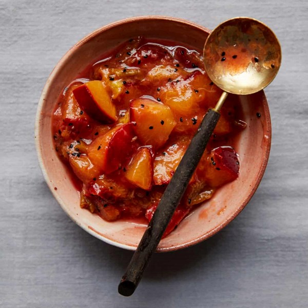 Plum and nigella seed chutney