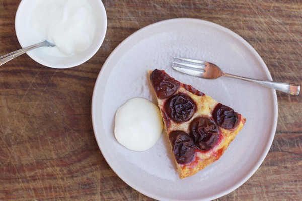 Plum and ricotta tart (Torta di susine)