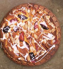 Plum Bakewell tart