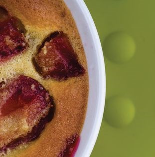 Plum clafoutis
