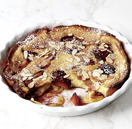 Plum clafoutis