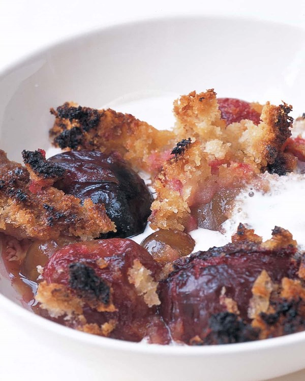 Plum crisp