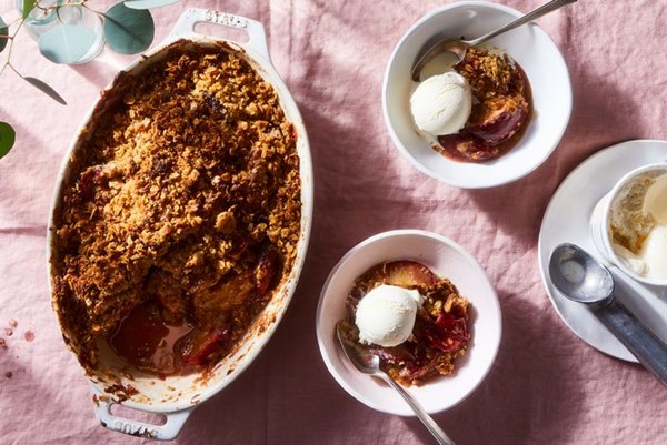 Plum crisp