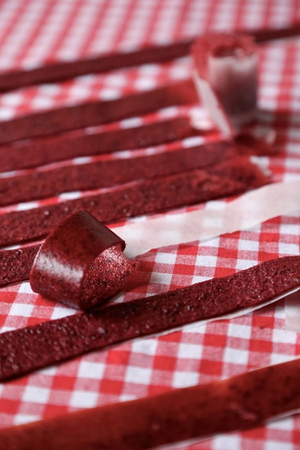 Plum fruit leather