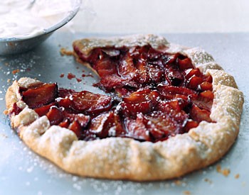 Plum galette