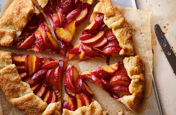 Plum galette
