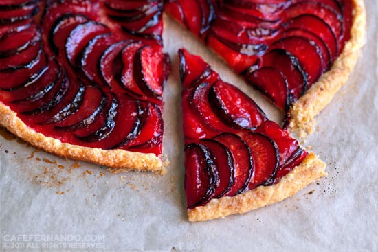 Plum galette