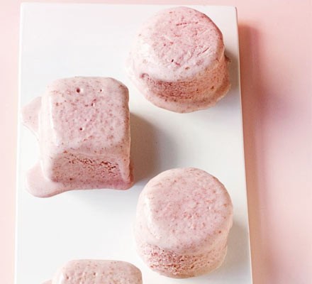 Plum ice cream