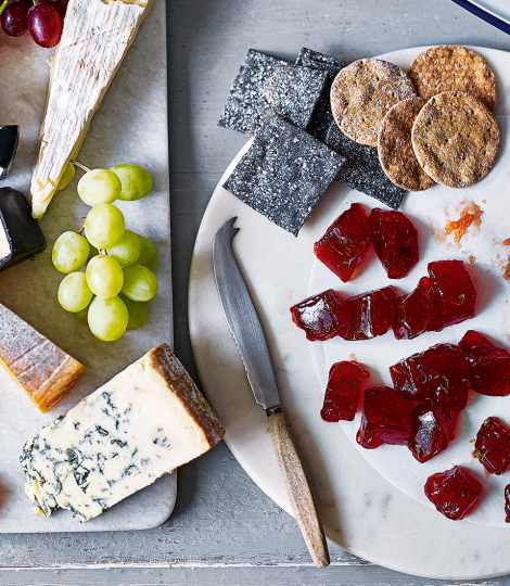 Plum membrillo with cinnamon and sage