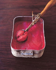 Plum sorbet