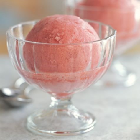 Plum sorbet