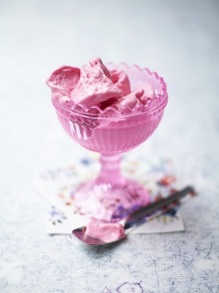 Plum sorbet