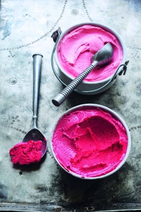 Plum sorbet