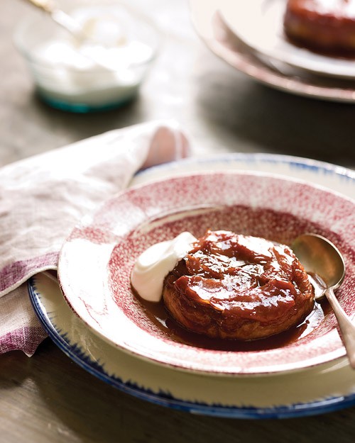 Plum tartes Tatin