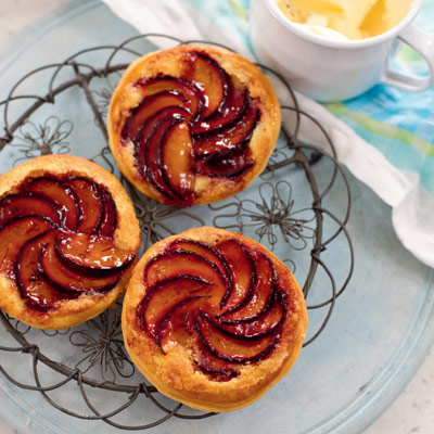 Plum tartlets