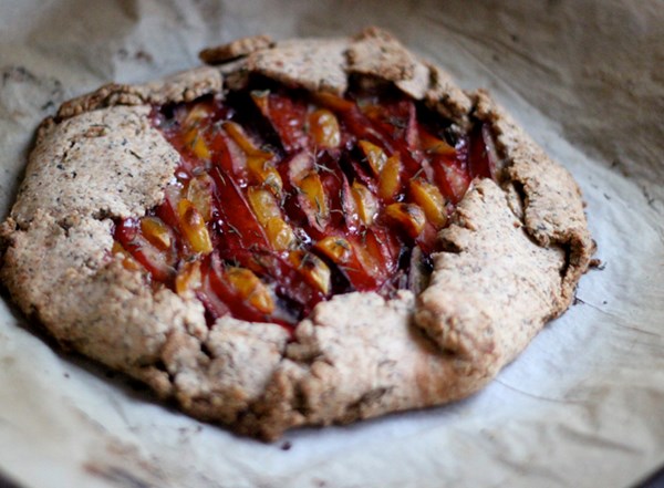 Plum yummy galette