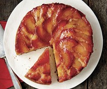 Pluot upside-down cake