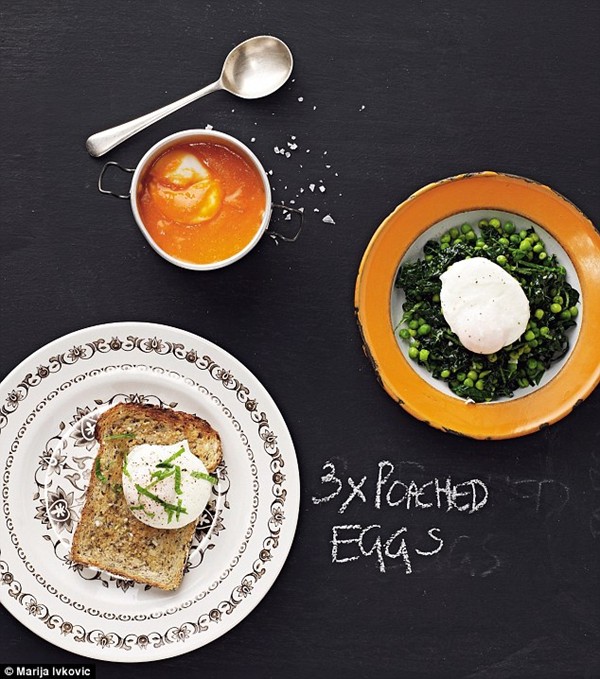 Poached eggs