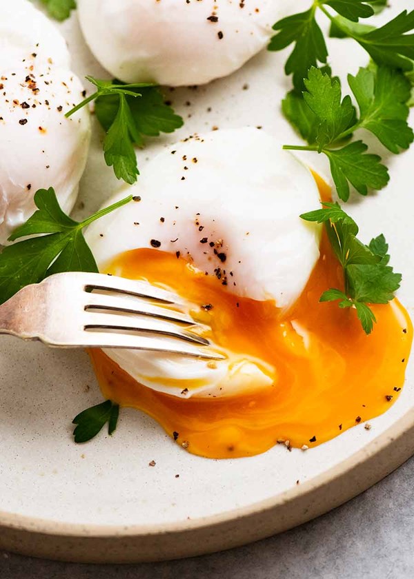 Poached eggs