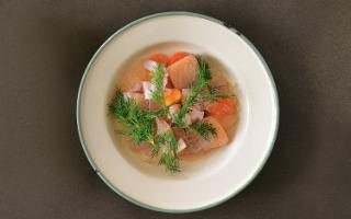 Poached fish, served cold