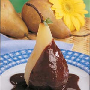 Poached pear surprise