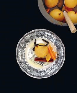 Poached pears
