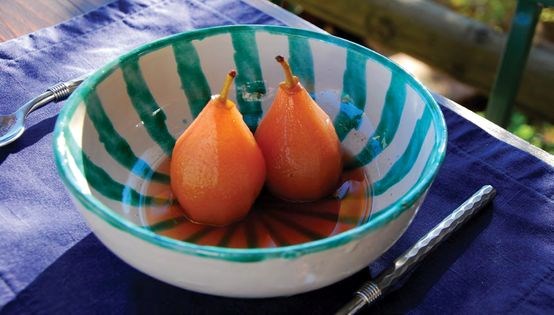 Poached quince scented with lavender (Membrillo perfumado de espliego)