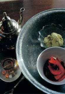 Poached quinces