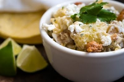 Poblano chorizo potato salad
