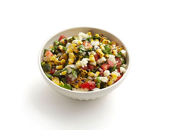 Poblano-corn salsa