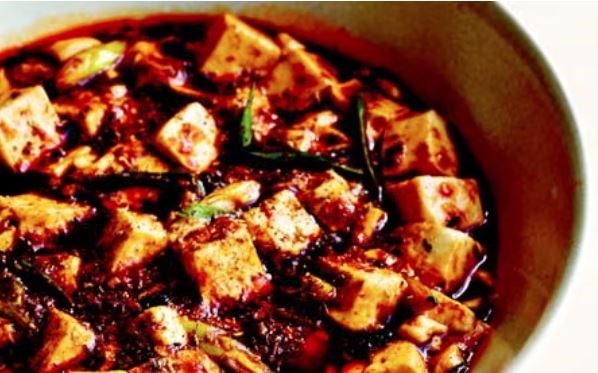 Pock-marked Mother Chen's bean curd (Ma po dou fu)