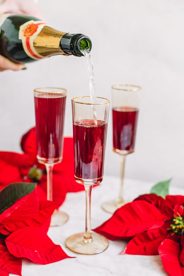 Poinsettia fizz