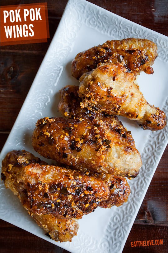 Pok Pok wings with roasted chile paste (Naam phrik phao)
