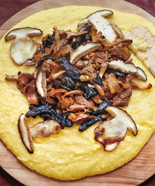 Polenta & mushrooms (Polenta e funghi)