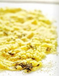 Polenta coating