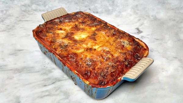 Polenta lasagne with mushrooms (Pasticcio di polenta e funghi)