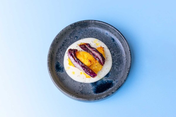 Polenta mit Taleggio und Radicchio